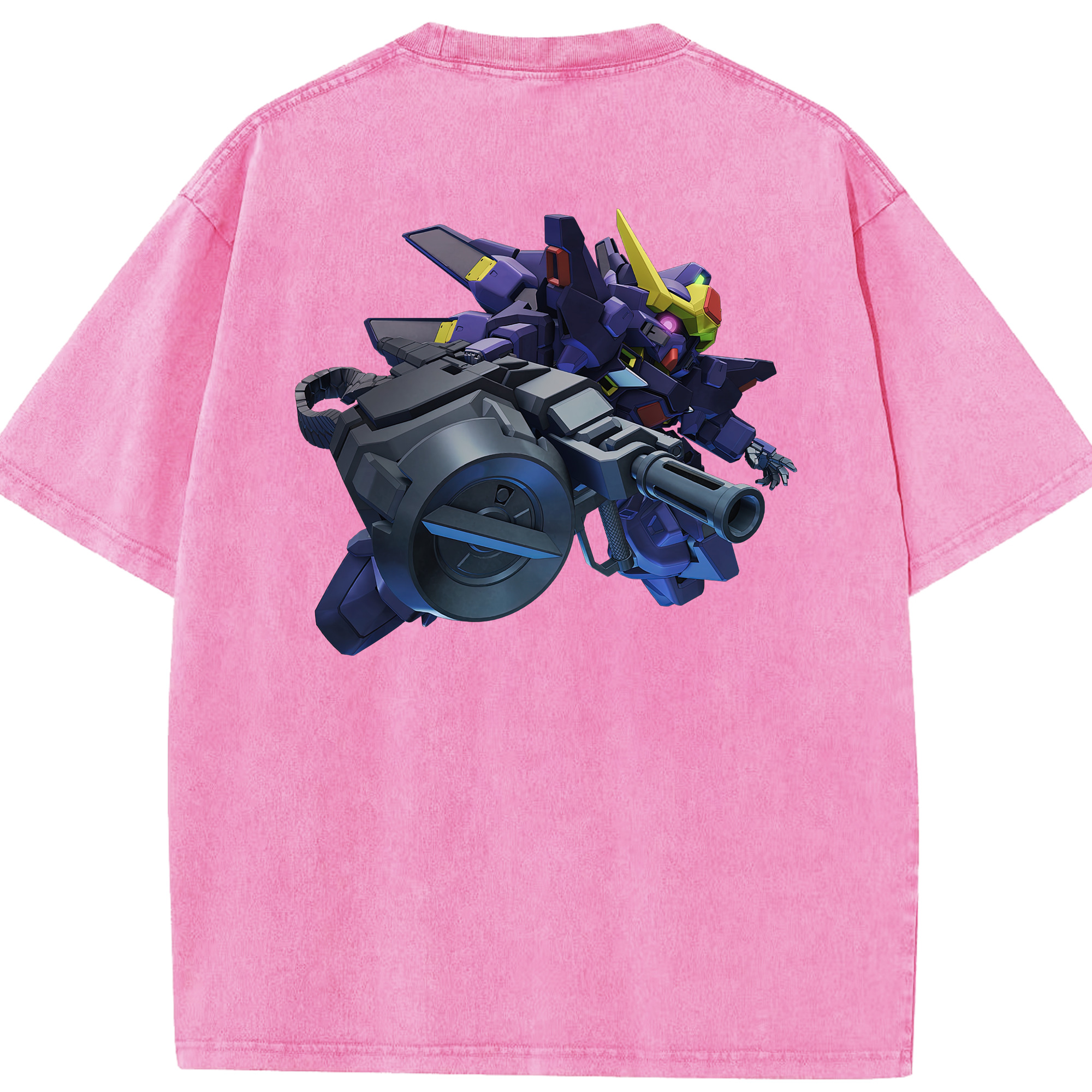（画像用） 機動戦士ガンダム Mobile Suit Gundam 綿100% ヴィンテージ風 半袖Tシャツ（背面プリント）